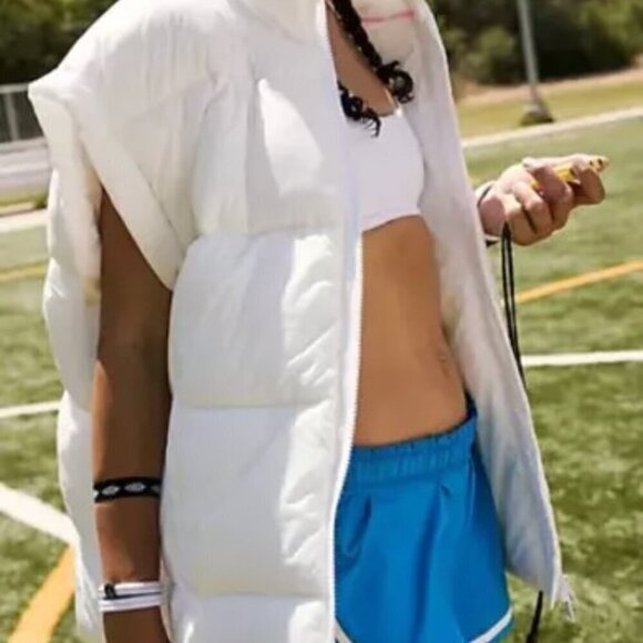 Free People Movement Oversized Slouchy In A Bubble Puffer Vest Size Large - Picture 3 of 4